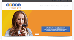 Desktop Screenshot of medialiteracyweek.ca